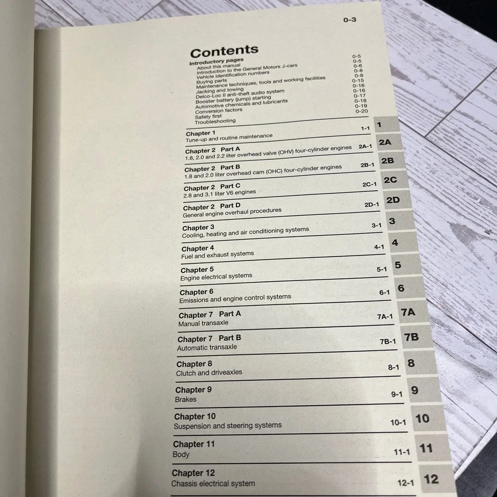 Haynes GM J-cars 1982-1994 Repair Manual Cavalier Sunbird Skyhawk 38015 766